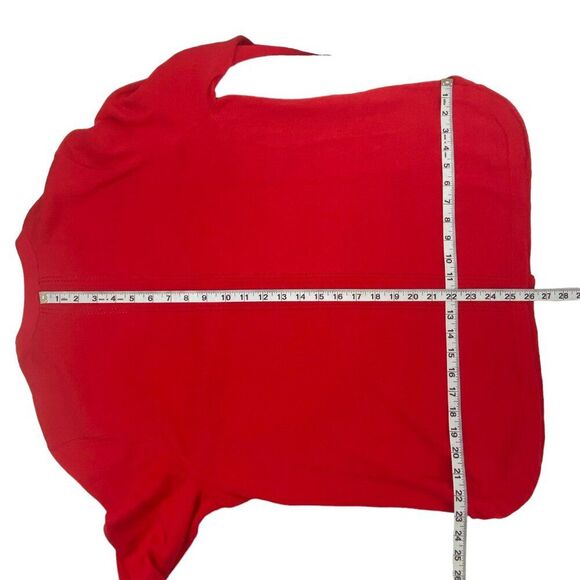 Talbots Womens Button Up Cardigan Sweater | XLP | Red | Granny Holidays - Picture 9 of 10